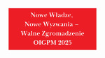 Nowe Władze, Nowe Wyzwania