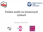 Polskie Meble na światowych rynkach